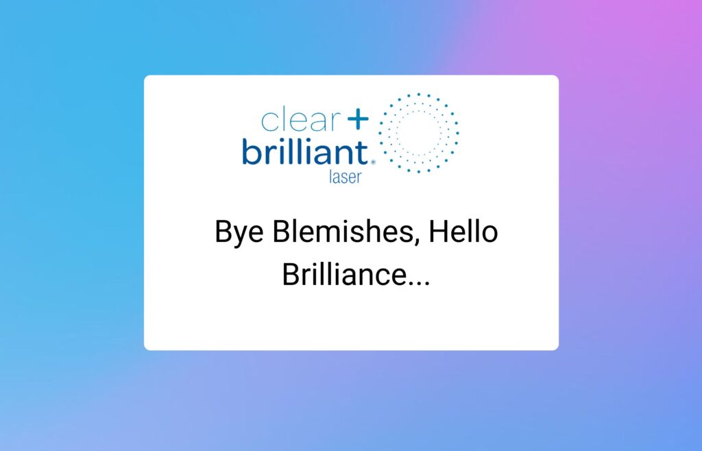 Bye Blemishes, Hello Brilliance...