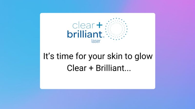 This glow? it’s not luck — it’s laser powered Clear + Brilliant is gentle to help refresh your skin, so you can shine your way.